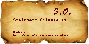 Steinmetz Odisszeusz névjegykártya